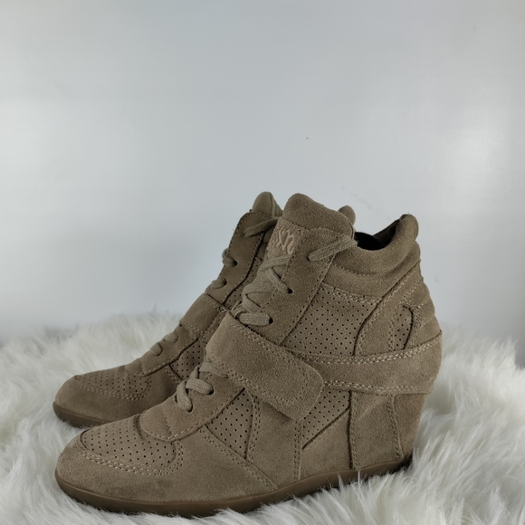 Ash Bowie Suede Wedge Sneaker | Poshmark
